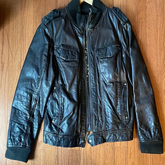 Guess Vintage leather Jacket (small) - Picture 1 of 5